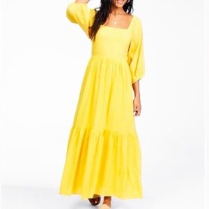 Billabong Dream Chaser Dress Maxi NWT XS 6 Tiered Cotton Summer Sun Dress Resort